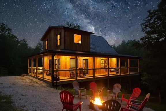 Red River Gorge Lazy Squirrel Hottub Firepit Wi-Fi - Image 1