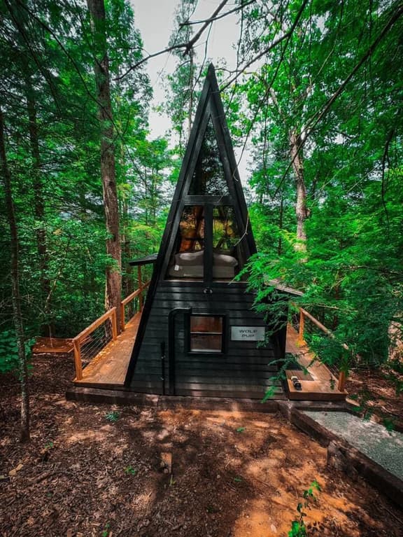 Wolf Pup- A Frame- TreeTop Tiny Cottage Wi-Fi