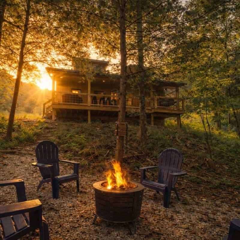 Red River Gorge Hot Tub Firepit Wi-Fi Tucked Away
